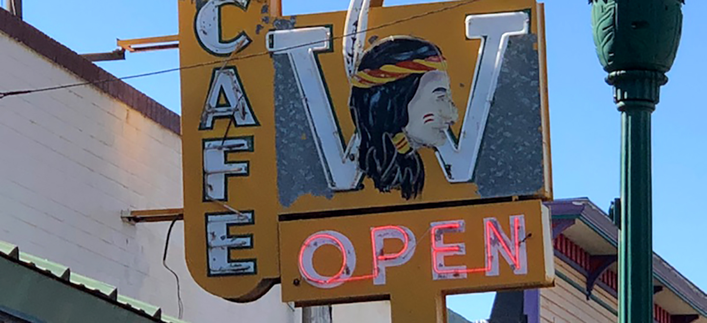 Cafe near Santa Fe, New Mexico
